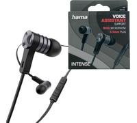 Ecouteurs intra-auriculaires Intense Câble plat noir