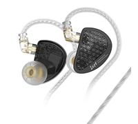 Écouteurs intra-auriculaires KZ AS16 PRO HIFI incurvés noirs (sensibilité 114±3db)