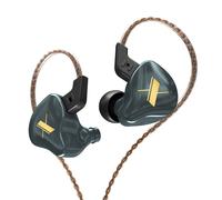 Écouteurs intra-auriculaires KZ EDX HIFI incurvés bleu marine (sensibilité 112 dB)