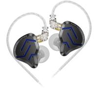 Écouteurs intra-auriculaires KZ ZSN Pro 2, écouteurs filaires KZ avec pilotes hybrides 1ba 1dd, bleu