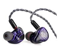 Écouteurs Intra-Auriculaires Linsoul Kiwi Ears Quartet 2DD+2BA HiFi avec Coque en Résine