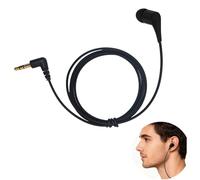 Écouteurs Intra-Auriculaires Mono côté, Compatible avec iPhone, iPod, iPad, Samsung, et Autres Appareils avec Port de 3,5 mm - Cordon de 1 m, Prise Dorée, Confort Durable