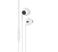 Écouteurs intra-auriculaires - MOOOV - Blanc - Filaire - Micro intégré - Isolation de bruit