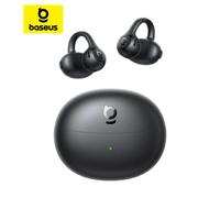 Écouteurs intra-auriculaires ouverts Baseus Bass BC1 Lite, écouteurs à clipser, confort à anneau ouvert, appels clairs avec 2 micros, étanchéité IP55, autonomie de 45 heures Starlight Off-White