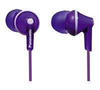 Panasonic Écouteurs intra-auriculaires RP-HJE125E-V Design Ergofit, micro, aimant néodyme Violet