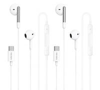 Écouteurs intra-auriculaires pour Honor 400/400 Lite / 400 Pro, écouteurs intra-auriculaires de type C avec micro et contrôle du volume, écouteurs filaires stéréo Hi-Fi basses