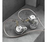 Écouteurs intra-auriculaires pour KZ EDX Pro avec double circuit magnétique, parfaits pour les amateurs de musique (édition standard)