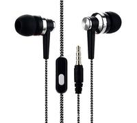 Écouteurs intra auriculaires pour téléphone portable, avec fil de blé, cordon de câblage tressé, musique, subwoofer, casque universel pour xiaomi iPhone