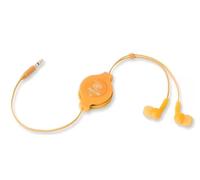 Écouteurs intra-auriculaires rétractables - Orange - Retrak