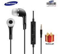 Écouteurs intra-auriculaires Samsung EHS64 (3,5 mm, filaire, noir, blanc, avec micro, compatible avec Galaxy S8/S8Plus S9/S9Plus