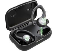 Écouteurs intra-auriculaires sans fil avec technologie Bluetooth 5.0, double affichage LED de l'état de charge et son stéréo de haute qualité