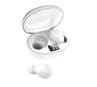 Ecouteurs intra-auriculaires sans fil blancs