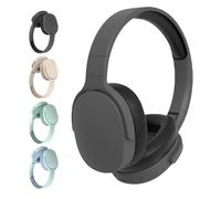 Écouteurs intra-auriculaires sans fil Bluetooth avec annulation du bruit, écouteurs Bluetooth pliables, confortables et respirants, 6 heures de lecture, audio haute résolution, qualité stéréo claire