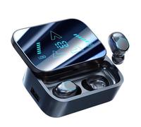 Écouteurs intra-auriculaires sans fil Bluetooth M48 avec LED