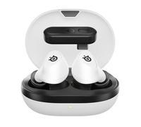 Ecouteurs intra auriculaires sans fil Bluetooth SteelSeries Arctis GameBuds avec réduction de bruit pour PS Blanc