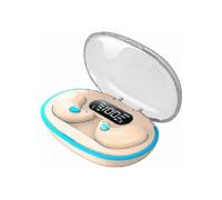 Écouteurs intra-auriculaires sans fil invisibles pour le sommeil, étanches IPX5, Bluetooth 5.3, avec étui de chargement et réduction de