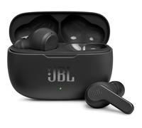 Écouteurs intra-auriculaires sans fil JBL Wave 200TWS avec Bluetooth et assistant vocal avec étui de chargement - Noir