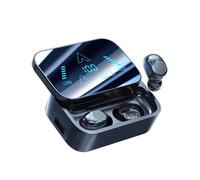 Écouteurs Intra-Auriculaires Sans Fil M48, avec Affichage LED et Microphone Intégré.