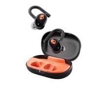 Skullcandy Écouteurs intra‑auriculaires Push Play Active, 34h, Stay‑Aware, Micro, True Black/Orange