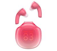 Écouteurs intra-auriculaires sans fil T9 Bluetooth 5.3 USB-C Rouge