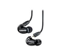 Écouteurs intra-auriculaires - SHURE - SE215-K - Noir - Isolation 37 dB - Câble détachable 163 cm