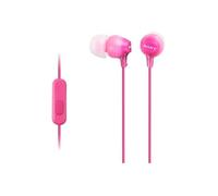 Ecouteurs Intra-Auriculaires - SONY - MDR-EX15AP - Micro intégré - Jack 3,5mm - Rose