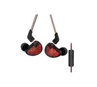 Ecouteurs intra-auriculaires stéréo KZ AS10 5BA HiFi - Noir sans contrôle de ligne