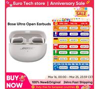 Écouteurs intra-auriculaires ultra ouverts BOSE, technologie OpenAudio, conception ouverte, jusqu'à 7 heures d'autonomie de la batterie, écouteurs sans fil IPX4 BT5.3 Black