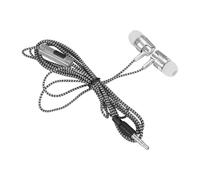 Écouteurs intra-auriculaires universels avec prise jack microphone pour téléphone portable Écouteurs stéréo pour téléphonie Profitez de la musique (argent, taille unique)