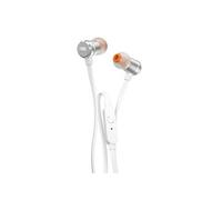 Ecouteurs intra JBL T290 GrisWht avec contr?le par boutons, microphone, kit mains libres