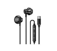 Ecouteurs Intra USB-C Aimantés Musique et Appels Mains Libres Noir