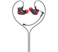 Écouteurs Intraauriculaires - HP - Noir Rouge - Filaire - 3,5 mm - 22 grammes