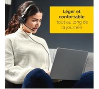 Ecouteurs - Jabra - Evolve2 30 - Sans fil - Léger - Confortable