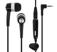 Ecouteurs Jack 2.5 mm Kit Piéton / Adaptateur Micro - Noir