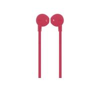 Ecouteurs Jack 3.5mm Câble plat Bouton Rose Bigben