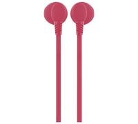 Ecouteurs Jack 3.5mm Câble plat Bouton Rose Bigben