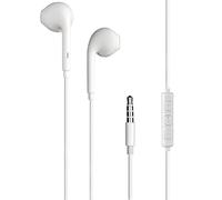 Bigben Connected Écouteurs intra-auriculaires Jack 3,5 mm avec télécommande et micro Bouton blanc
