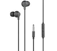 Ecouteurs Jack 3.5mm Télécommande/Micro Intra-auriculaire Noir Bigben