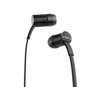 écouteurs Jax SOL Republic - Écouteurs anti-bruit et anti-nœud avec micro bouton de contrôle, son haute qualité puissantes basses voix vibrantes, taille 4x ajustement parfait - Noir