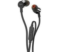 Ecouteurs jbl t210 black avec contrôle par boutons, microphone, kit mains libres Black