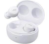 JVC Écouteurs Earbud HA-A6T – Mini caoutchouc, Bluetooth, fil – Blanc