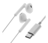Écouteurs Kit Piéton USB Type C Smartphone/Tablette Micro Télécommande - Blanc