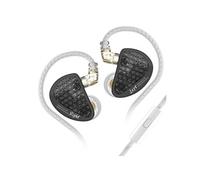 Ecouteurs KZ AS16 PRO HIFI courbés avec microphone noir (In ear - sensibilité 111±3db - Version haute résistance)