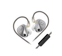 Ecouteurs kz-castor HIFI courbes avec microphone (câble 3,5 mm dans l'oreille)