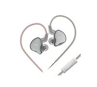 Ecouteurs KZ EDCX HIFI courbés avec microphone gris (In ear - sensibilité 103±3db)