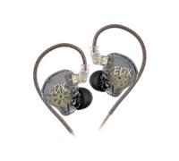 Ecouteurs kz-edx Lite HIFI courbe gris (sensibilité dans l'oreille 108±3db)