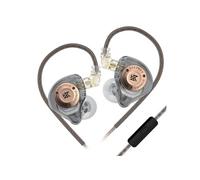 Ecouteurs kz-edx Pro x-curve avec microphone gris (sensibilité dans l'oreille 108±3db)