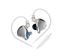 Ecouteurs KZ-ZS10 PRO HIFI courbés avec microphone bleu (In ear - sensibilité 111db)