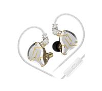 Ecouteurs KZ-ZS10 PRO HIFI courbés avec microphone or (In ear - sensibilité 111db)