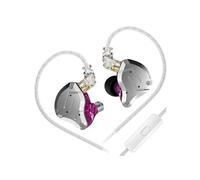 Ecouteurs KZ-ZS10 PRO HIFI courbés avec microphone violet (In ear - sensibilité 111db)
